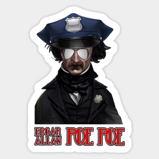 Edgar Allan Poe Poe Sticker